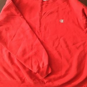Champion ECO cotton sweatshirt red size 2XL